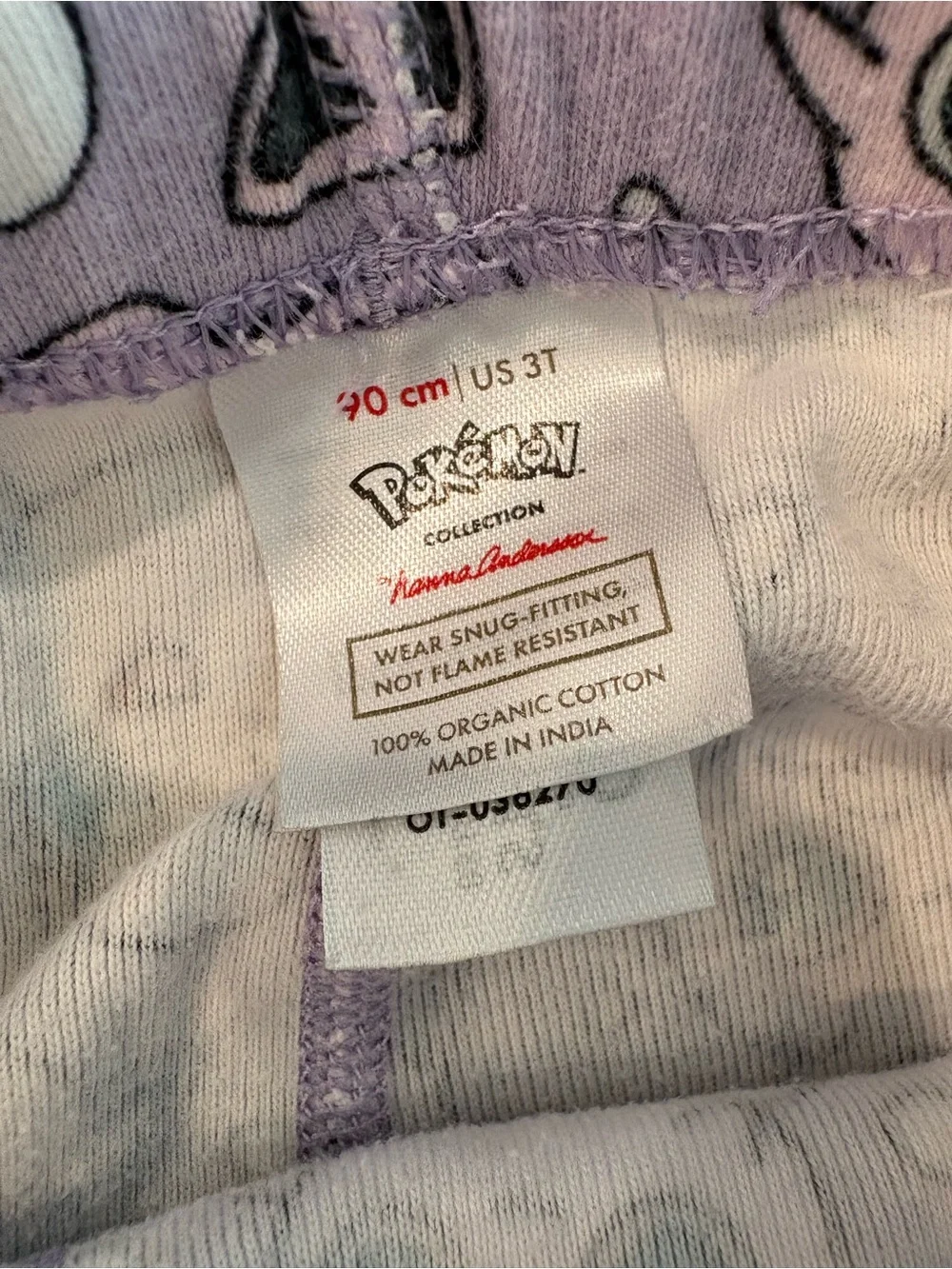 Hanna Andersson x Pokemon JigglyPuff Pajama Set Long Sleeve 3T Snug Fit